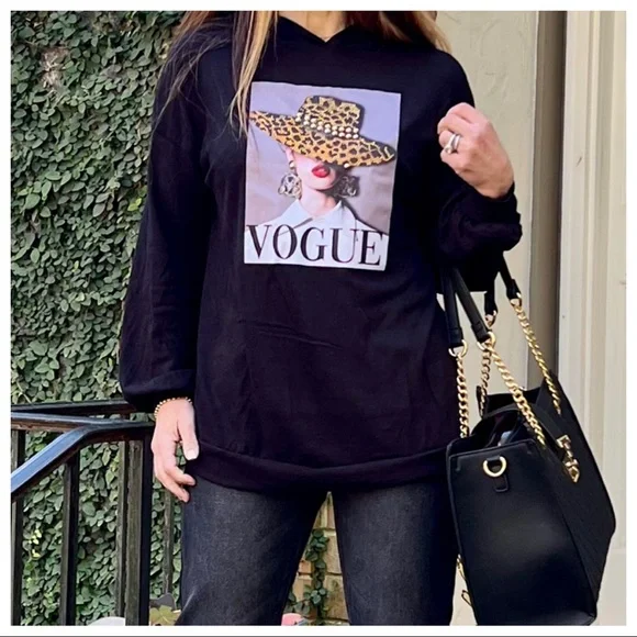 Fabulous Vogue Hoodie Graphic top - Picture 3 of 8